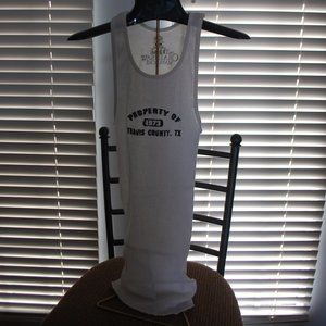 Rare Vintage Property Of Travis County Texas: Texas Chainsaw Massacre Tank Top